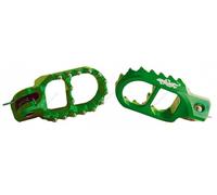 GECO COPPIA PEDANE 3D MAGGIORATE VERDE KAWASAKI KXF 250 450 2015