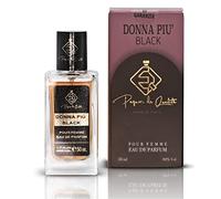 GECO Green ECOmmerce - Donna Piu Black Eau de Parfum 50 ml - Fragranza gourmand cremosa elegante e persistente, per chi ama distinguersi con stile.