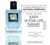 GECO Green ECOmmerce Easy is For Life Profumo Uomo Eau de Toilette 100 ml Fragranza Fougère Gourmand con Anice e Vaniglia Profumo Energico e Intrigante