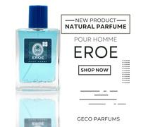 GECO Green ECOmmerce Eroe Profumo Uomo Eau de Toilette 100 ml Fragranza Orientale Aromatica con Menta e Fava Tonka Profumo Potente e Seduttivo