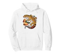 Geco Leopardino Felpa con Cappuccio