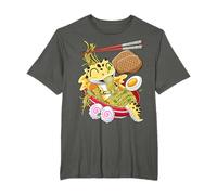 Geco Leopardino Kawaii Geco Leopardo Ramen Lucertola Maglietta