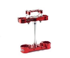 GECO PIASTRE STERZO 2D OFFSET 22MM ROSSO BETA RR 430 2020-2023