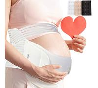 GECONLE Fascia Gravidanza Sostegno Pancia e Schiena Premaman Fasce Cintura maternità Traspirante Regolabile