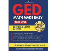 GED Math in 30 Days | The Fast-Track Study Plan: Master the GED Math Test in just one month with bite-sized lessons, real exam simulations, and zero fluff. Perfect for busy adults and self-learners