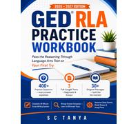 GED® RLA Practice Workbook 2026-2027: Pass the Reasoning Through Language Arts Test on Your First Try - 400+ Practice Questions, 30+ Reading Passages, ... System for Beginners and Adult Learners