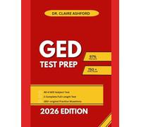 GED Study Guide 2026: Complete Preparation for All 4 Subject Tests: RLA · Mathematical Reasoning · Science · Social Studie
