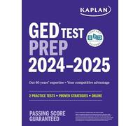 GED Test Prep 2024-2025: 1 Test in the Book + Proven Strategies + Online