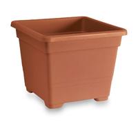 vaso 45 cm quadrato fioriera fiori ANTHEA plastica VECA