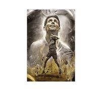 GeDiz Novak Djokovic Poster tennis (4), poster su tela, decorazione artistica da parete, per soggiorno, camera da letto, decorazione, senza cornice, 30 x 45 cm