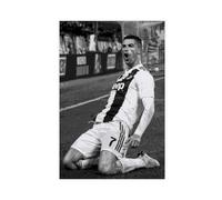 GeDiz Poster decorativo su tela, motivo: calciatore CR7 Cristiano Ronaldo Athletic Star 13, decorazione per camera da letto, sport, ufficio, camera da letto, regalo, senza cornice, 30 x 45 cm