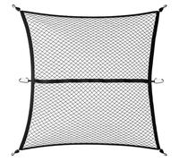 Gedlex Rete Elastica per Camion, Rete Bagagliaio Auto con Ganci, Grandi Rete Portaoggetti 1,2 x 1,2 m Estensibile Fino a 2,1 x 2,1 m, Rete da Carico per Pick-up, Auto, SUV, Rimorchio, Barca, Camper