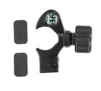 GEDMRT 32mm Range Pole Cradle Bracket | Aluminum Alloy Universal Data Collector Cradle for GPS Surveying | with Direction Finder for Fast Field Navigation