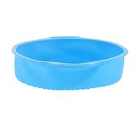 GEDMRT 9 Inch Round Silicone Cake Pan | Non - Stick Baking for Cakes/Bread/Cheesecakes | Dishwasher & Oven Safe, Easy & Food Release (Blue)
