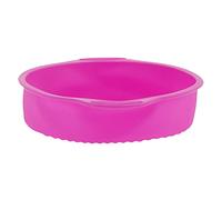 GEDMRT 9 Inch Round Silicone Cake Pan | Non - Stick Baking for Cakes/Bread/Cheesecakes | Dishwasher & Oven Safe, Easy & Food Release (Pink)