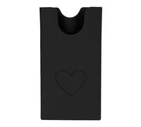 GEDMRT Beach Bag Phone Holder Insert | Secure Silicone Case & Wallet Attachment | Keeps Phone Accessible for Beach Bags/Carryalls/Pool Bags (Black)