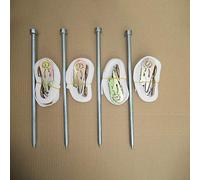 GEDMRT Canopy Anchoring Kit | Robust Ratchet Straps & Ground Stakes Secure Folding Tents/Gazebos/Pop - Up Canopies | Windproof Shelter Stability for Outdoor Events