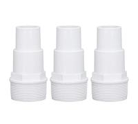 GEDMRT G1-1/2 Male Thread Hose Adapter | Heavy - Duty Plastic Pool Fitting for Pumps/Filtration Units/Skimmers | 3Pcs Replacement Adapters for Above Ground Swimming Pools & Spas