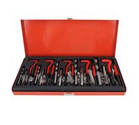 GEDMRT Metric Thread Repair Kit | HSS Insert Tool for M5 M6 M8 M10 M12 Female Threads | Fix Stripped/Damaged Holes | 5 Sizes with Storage Box