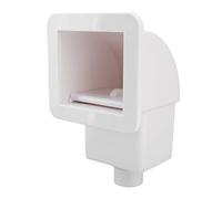 GEDMRT Pool Skimmer with Strainer Basket | Automatic Debris Blocking for Pumps | Swimming Pool Drainage Skimmer for Home/Commercial/Spa Pools | ABS Material, 12.6x7.7 inch