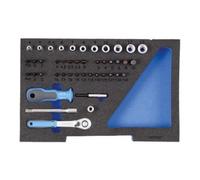 Gedore 2835886 1100 Set di chiavi CT1-20 + inserto per L-Boxx 136, 44 pezzi