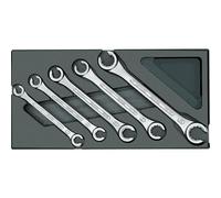 Gedore 1731157 1500 ES-400 Kit chiavi poligonali doppie 5 parti Misura (metric