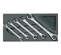 Gedore 1731157 1500 ES-400 Kit chiavi poligonali doppie 5 parti Misura (metric