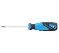 GEDORE Giravite a Croce PZ1, Giravite Stella, Cacciavite a Stella, Giravite PZ, Impugnatura Tricomponente, Lungo 180 mm, Utensile, 2160 PH 1, Acciaio