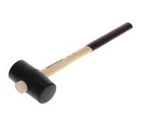 GEDORE Martello Gomma con Manico in Legno, Mazzuola Gomma, Diametro 40 mm, Manico in Frassino, Con Due Bocche Piatte, Utensile, Forgiato, 226 E-0