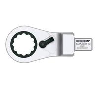 Gedore 2827778 Chiave a cricchetto ad anello a innesto 19 mm