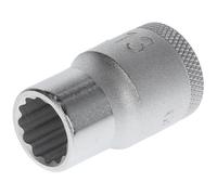 GEDORE Inserto per Chiave a Bussola, Attacco 1/2 pollici, 12.5 mm, Bocca Dodecagonale, Chiave a Bussola 13 mm, Utensile, D 19 13, Acciaio Cromato