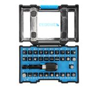 GEDORE Box Inserti Universale, Set di 32 Pezzi, Set di Inserti con Portainserti e Inserti Giravite, 1/4 pollici, 6.3 mm, Fai da Te, 666-032-A
