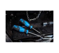 GEDORE Giravite a Croce PZ2, Giravite Stella, Cacciavite a Stella, Giravite PZ, Impugnatura Tricomponente, Lungo 210 mm, Utensile, 2160 PH 2, Acciaio