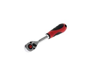 GEDORE Carraca reversible de 2 componentes 1/4", L 150 mm, ángulo de retorno 5°