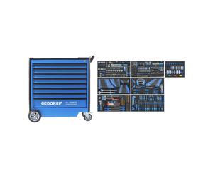 Gedore Carrello porta attrezzi con assortimento per auto Quantità:1