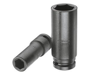 Gedore Chiave a bussola per avvitatori 1/2" lunga, esagonale 16 mm - K 19 L 16