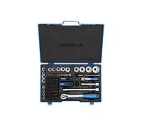 GEDORE Chiave a Bussola, Set di 81 Pezzi, 1/4 pollici e 1/2 pollici, Chiave a Bussola Cricchetto, Bussole, Inserti, Chiave a Bussola Professionale, Chiave a Bussola Auto, 19 V20 U20, Blu