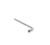 GEDORE Chiave a pipa Piegata, Chiave a Bussola Rotonda, 9 mm, Attacco Quadro, Lunga 160 mm, Chiave a Bussola Profonda, per Dadi e Viti, 25 V 9, Acciaio Cromato