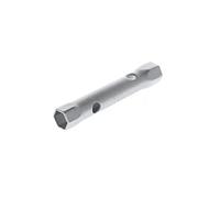 GEDORE Chiave a Tubo Doppia, 25 e 28 mm, Chiave a Tubo Esagonale, Lunga 195 mm, Chiave a Pipa Doppia per Dadi, Chiave a Bussola Meccanico, 26 R 25 x 28, Acciaio Cromato