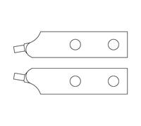 Gedore E-8000 J 41 EL Coppia punte di ricambio angolate Ø 3,2 mm Quantità:1