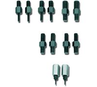 GEDORE Set adattatori estrattore M14x1,5-M18 14 pezzi Strumento professionale