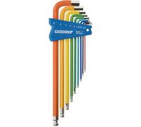Gedore H 42 CKEL-09 Esagonale Kit di chiavi a brugola 1.5 mm, 2 mm, 2.5 mm, 3