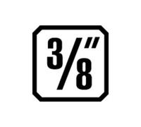 Gedore Bussola 3/8'' 10 mm, 6 lati, larghezza 7 mm, acciaio cromato, 30 7 Quantità:1