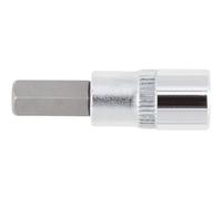 GEDORE Inserto per cacciavite da 1/4" per viti interne a 6 spigoli, larghezza chiave 3 mm