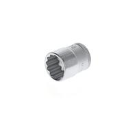 GEDORE Inserto per Chiave a Bussola, Attacco 3/8 pollici 10 mm, Bocca Dodecagonale, Chiave a Bussola 18 mm, Utensile, D 30 18, Acciaio Cromato