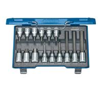 Gedore Kit inserti giravite a bussola 1/2 (12.5 mm) 15 parti 6129360