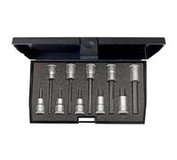 Juego de vasos destornilladores 3/8" 10 pzas hexagonal 4-10 mm