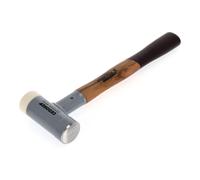 Gedore KOMBI-PLUS Martello R, con manico in legno, martello da fabbro/protettivo, Ø 40 mm, antirimbalzo, manico in hickory, 247 H-40 Quantità:1