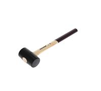 GEDORE Martello Gomma con Manico in Legno, Mazzuola Gomma, Diametro 55 mm, Manico in Frassino, Con Due Bocche Piatte, Utensile, Forgiato, 226 E-1