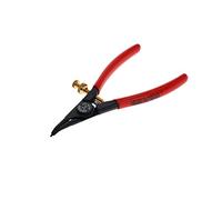 GEDORE Pinza di Montaggio per Anelli di Sicurezza Esterni, Pinza Seeger, con Molla di Apertura e Vite di Regolazione, Becchi Inclinati a 30°, Diametro Punte 0.7 mm, 8000 A 0G